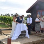 Jess & Joe at Herriots Point Vineyard